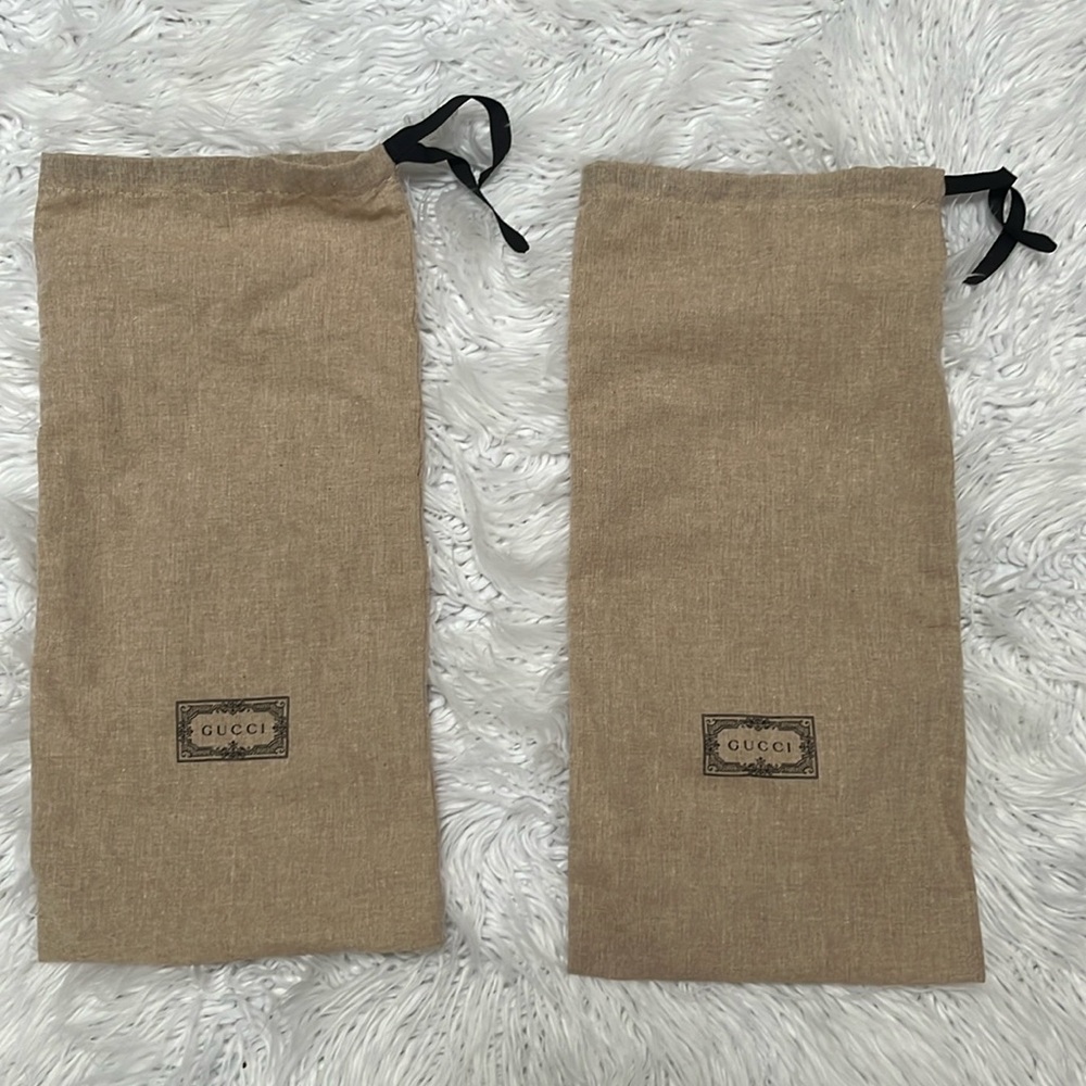 Authentic Gucci dust bags for shoes